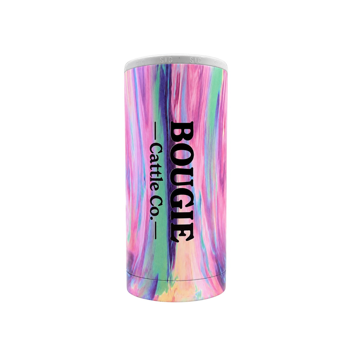 Cotton Candy Slim Can Coozie
