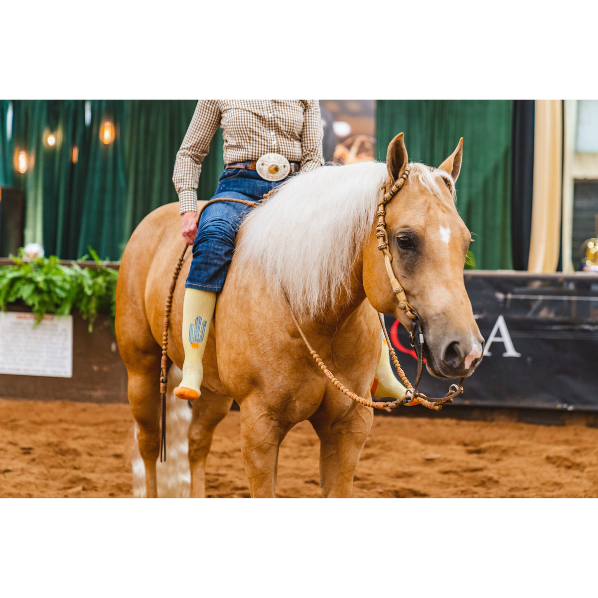 Desert Spirit Cowgirl Performance Boot Socks