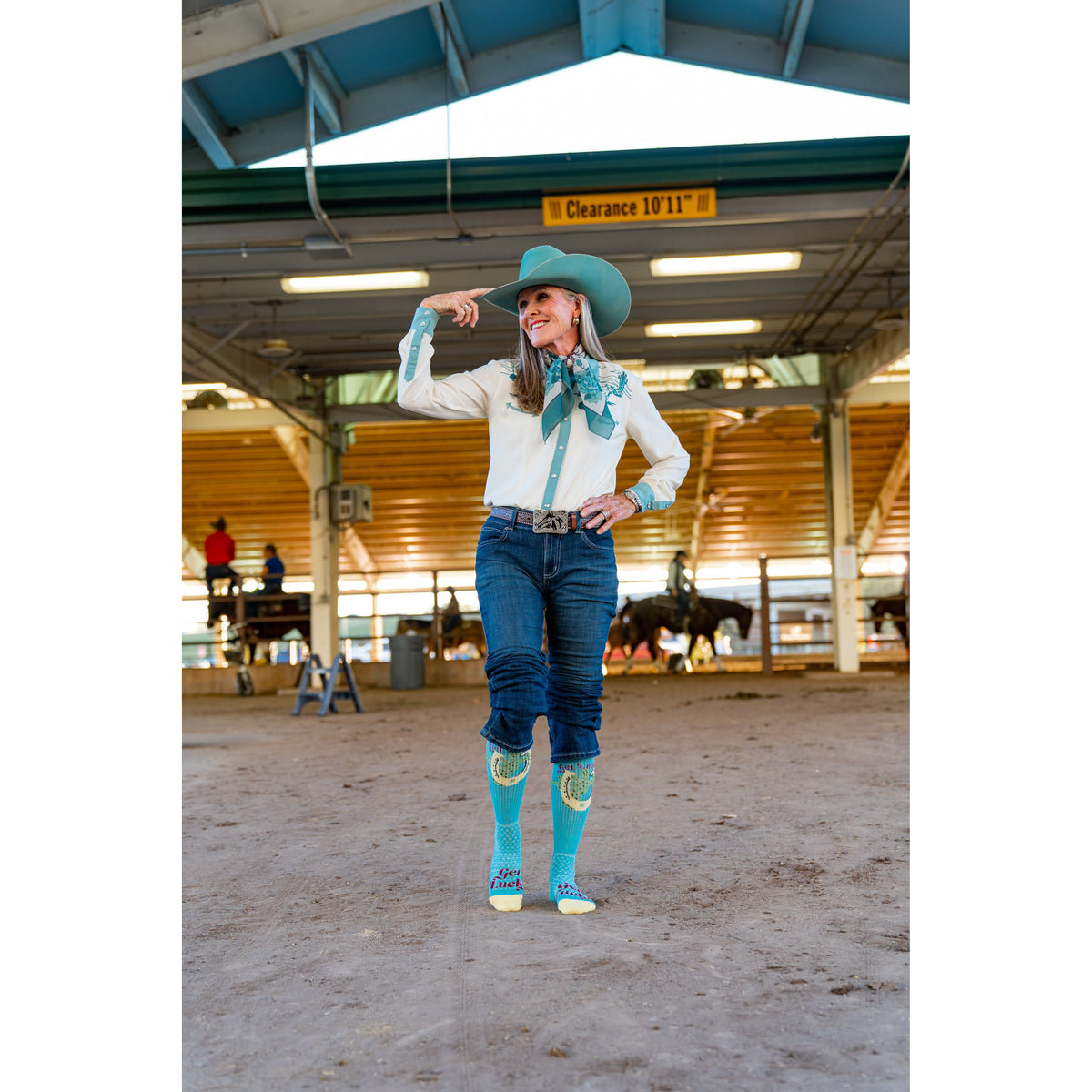 Get Lucky Aqua Performance Boot Socks