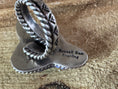 Load image into Gallery viewer, Native American Mojave Turquoise Cow Head Sterling Silver Necklace with Matching Ring