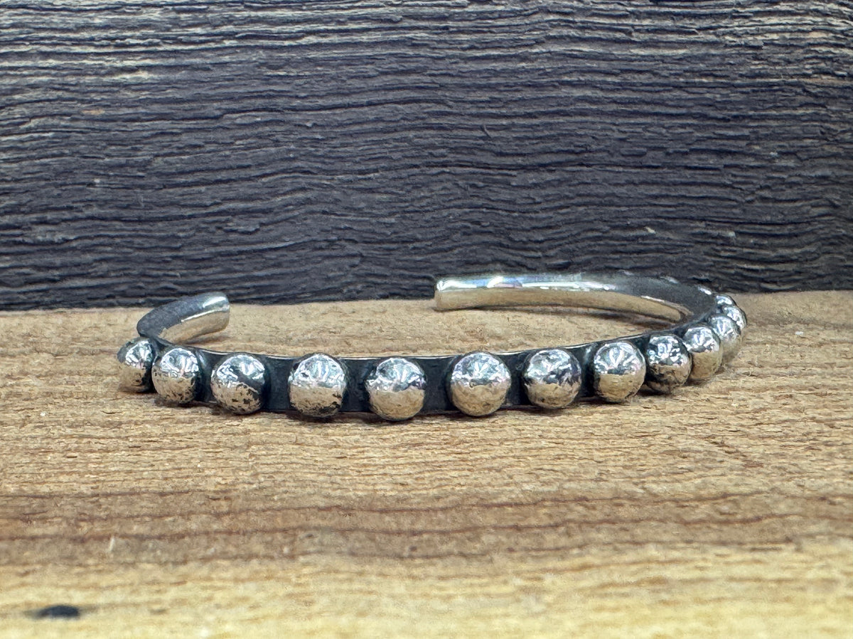 Sterling Silver Stackable Cuff, Artist Signed