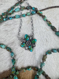 Load image into Gallery viewer, Handmade Native American Turquoise Necklace - Artist Signed