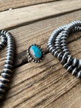 Load image into Gallery viewer, Sterling Silver Adjustable Turquoise Ring
