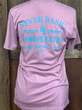 Load image into Gallery viewer, Orchid Uni-Sex Short Sleeve T-Shirt (Bougie Logo, Never Basic)