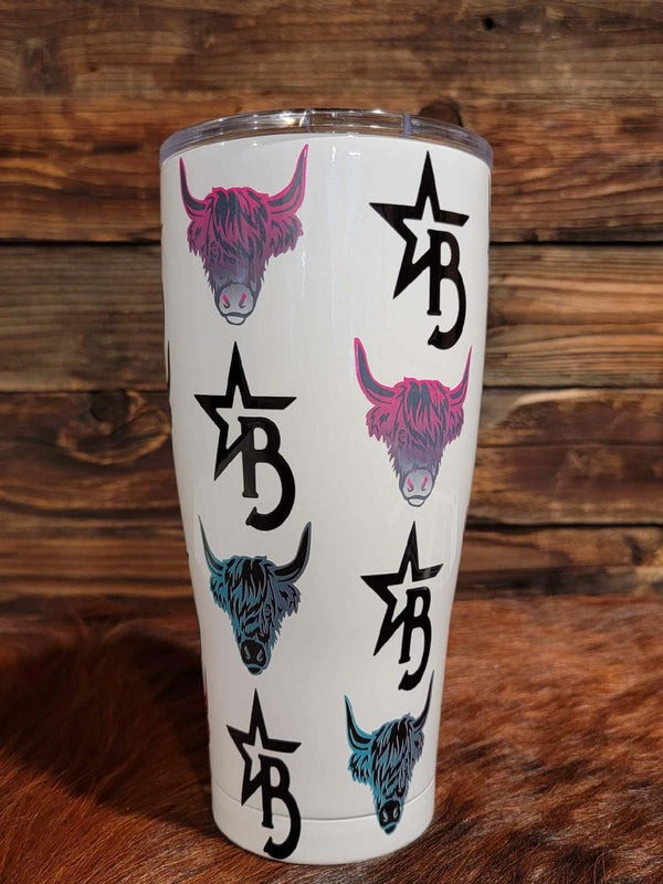 Highlander Gloss White Tumbler