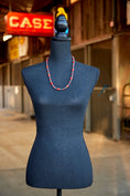 Load image into Gallery viewer, Deep Red Coral Native American Pearl Necklace