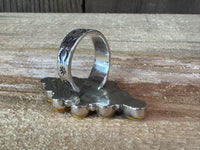 Handmade Sterling Silver & Bumble Bee Adjustable Ring