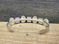 Load image into Gallery viewer, Navajo Multi Stone & Sterling Silver Cuff Bracelet
