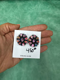 Load image into Gallery viewer, spiny oyster cluster earrings
