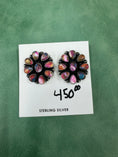 Load image into Gallery viewer, spiny oyster cluster earrings

