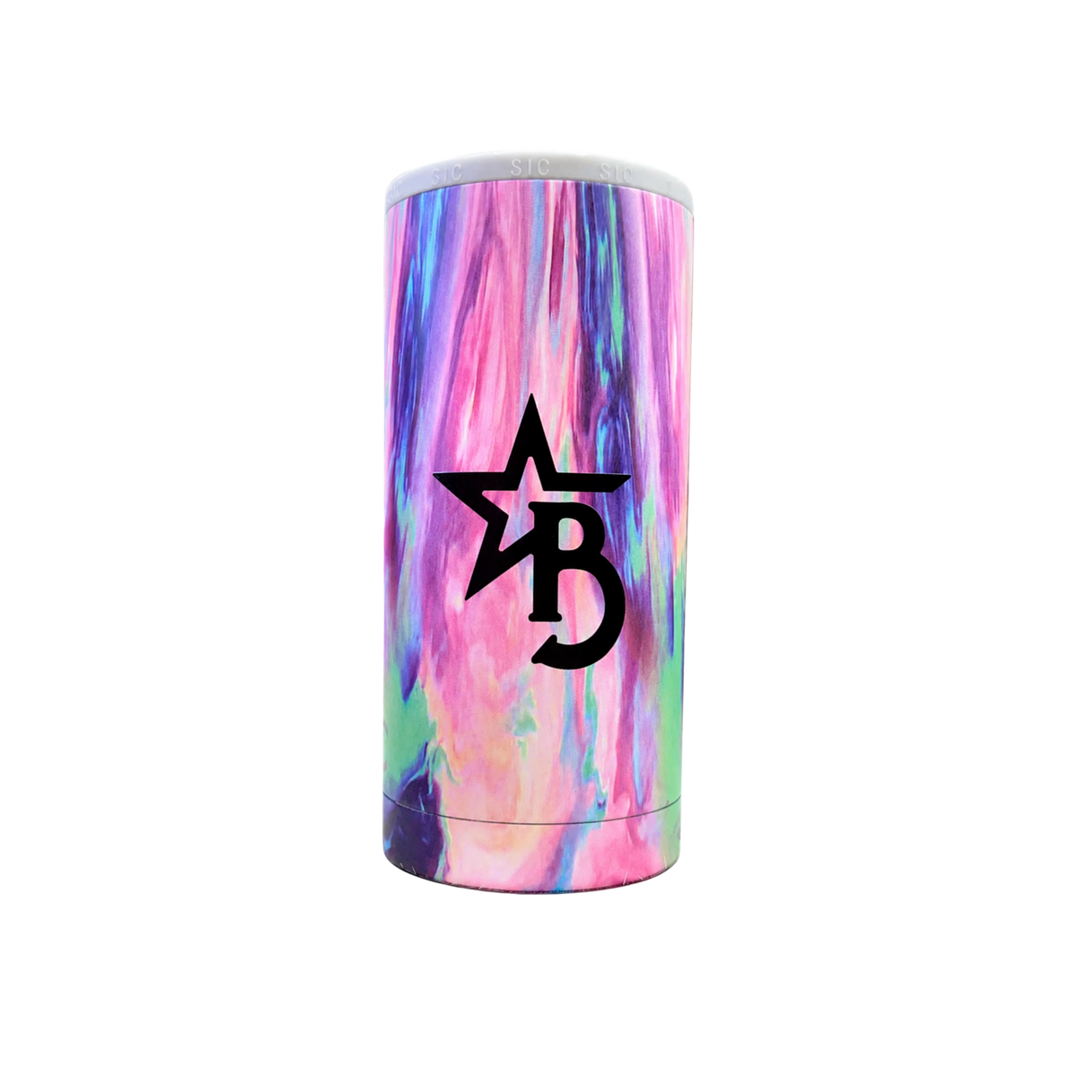 Cotton Candy Slim Can Coozie