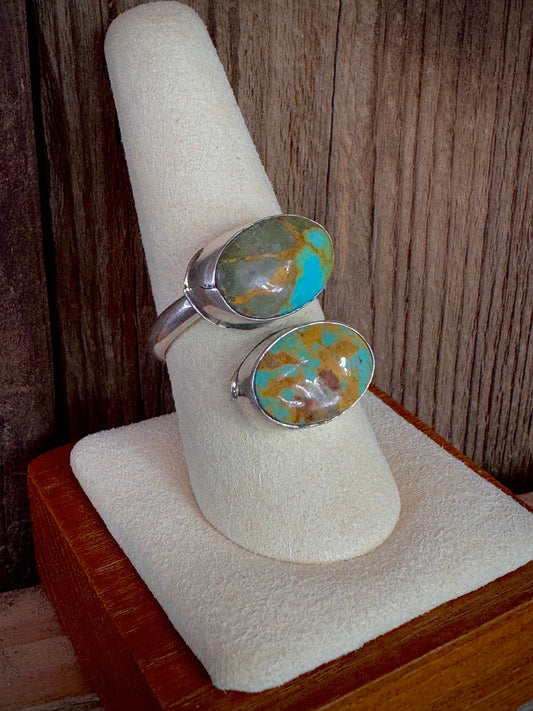 Turquoise Sterling Silver Adjustable Ring