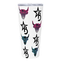 Highlander Gloss White Tumbler