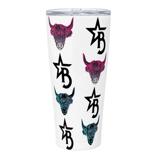 Highlander Gloss White Tumbler