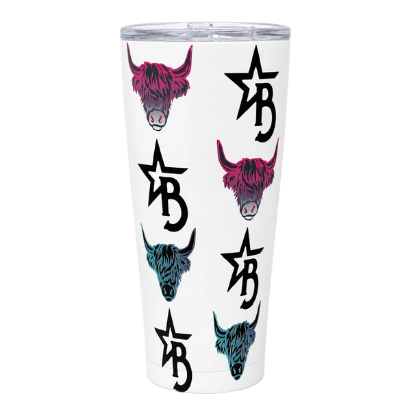 Highlander Gloss White Tumbler