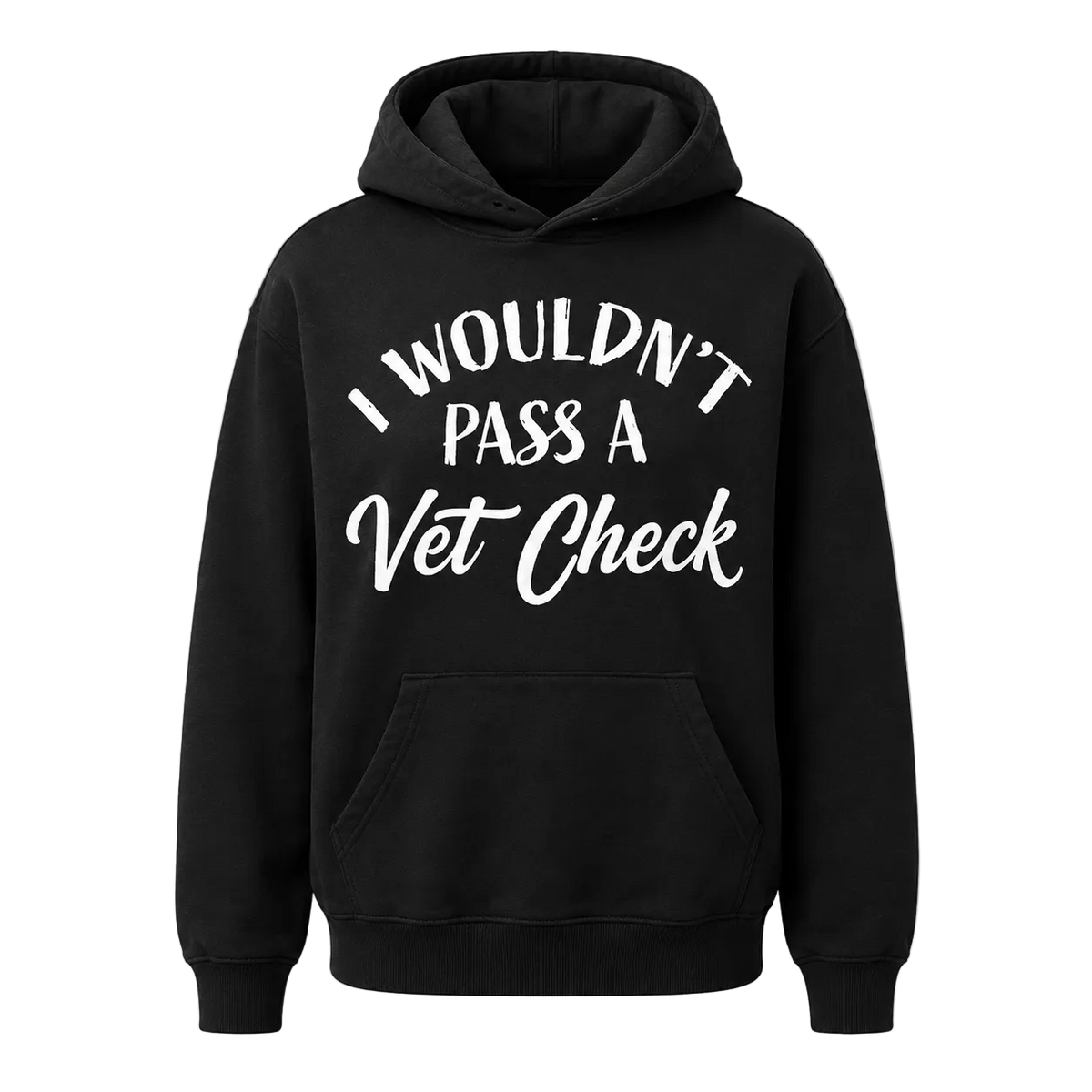 Vet Check Black Hoodie
