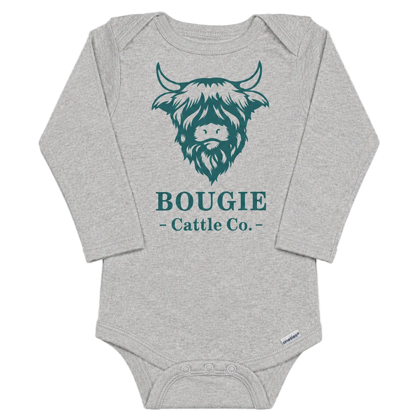 Infant Highland Cow Long Sleeve Onesie