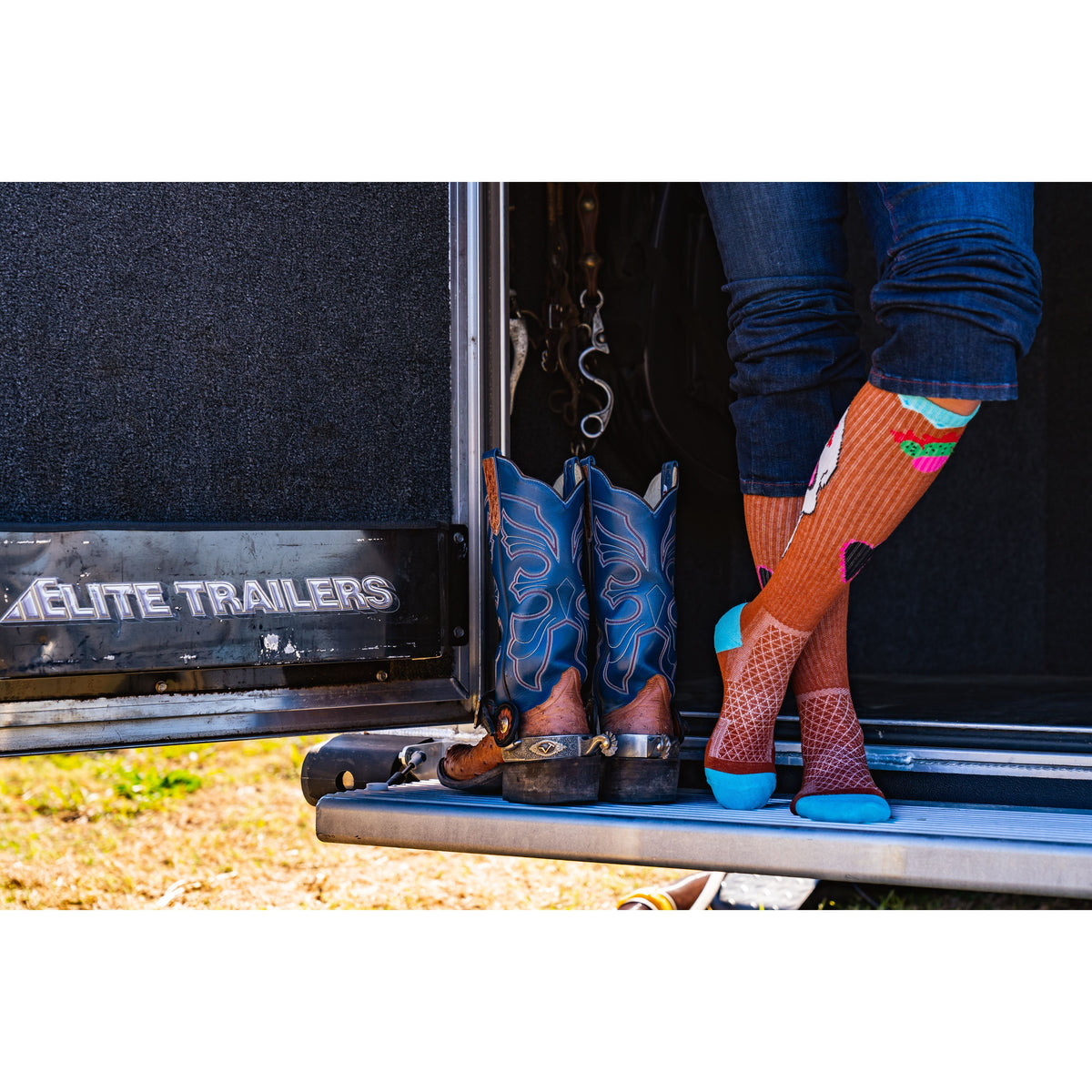 The Lucky 3 Pack | Rebel Faith Buckaroo Performance Boot Socks