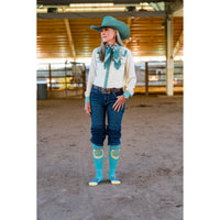 Get Lucky Aqua Performance Boot Socks