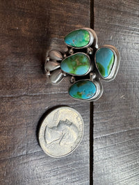 Handmade Native American Turquoise Sterling Silver Ring