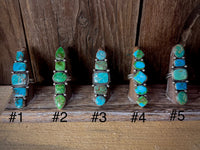 Native American Turquoise Sterling Silver Adjustable Ring
