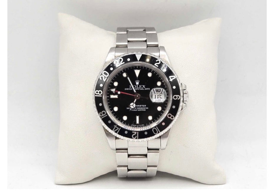 AUTHENTICATED!!! Rolex Oyster Perpetual Date GMT-Master Watch
