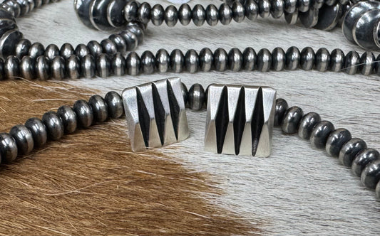Native American Sterling Silver Earrings
