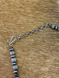 Load image into Gallery viewer, Handmade Sterling Silver Navajo Pearl  & Blue Lapis Beaded Necklace

