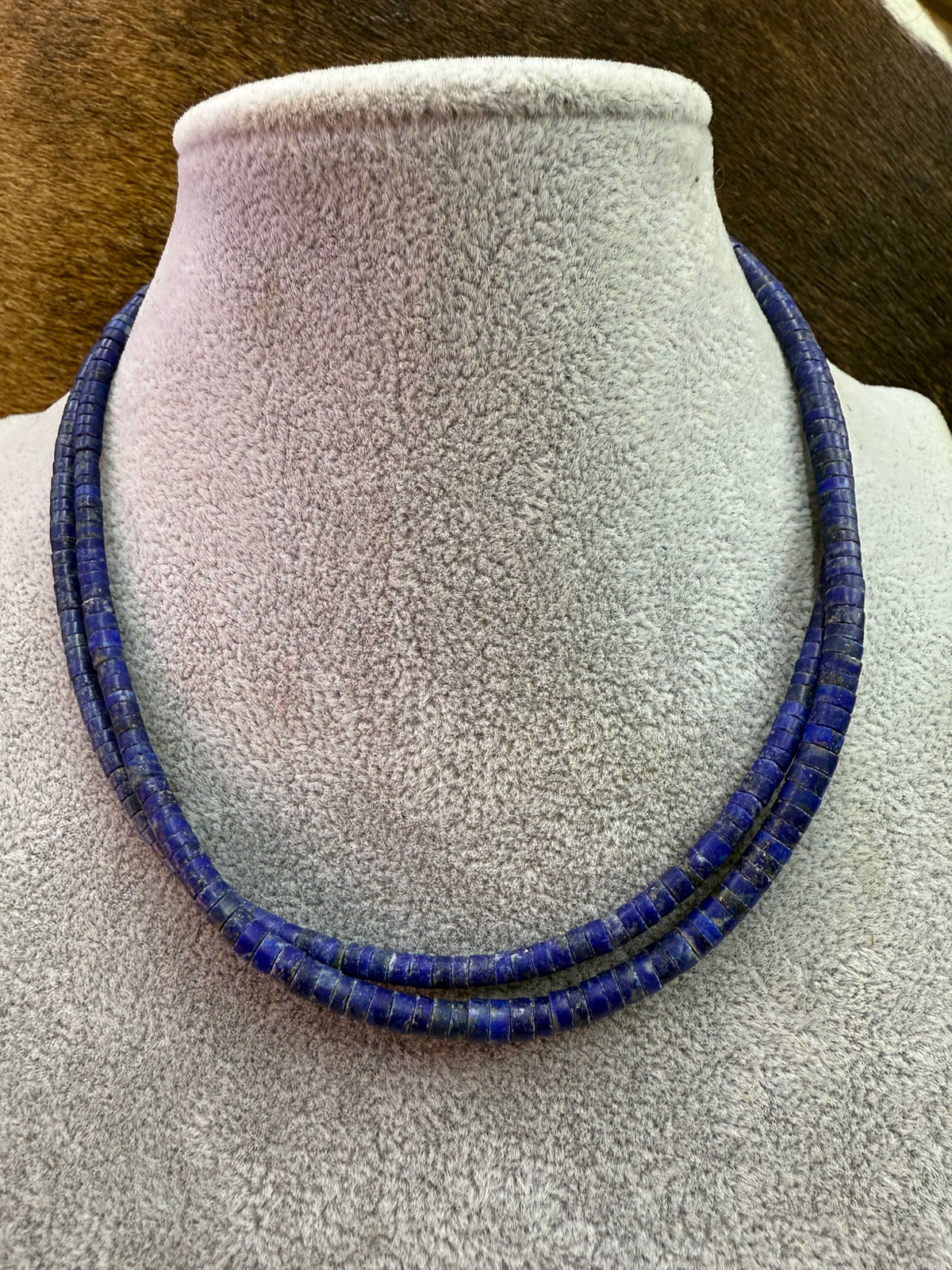 Lapis Bead Necklace
