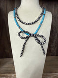 Load image into Gallery viewer, Native American inspired bow necklace!!
