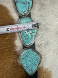 Load image into Gallery viewer, Gorgeous Native American Baby Blue Turquoise Slab Concho Belt
