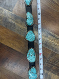 Load image into Gallery viewer, Gorgeous Native American Baby Blue Turquoise Slab Concho Belt

