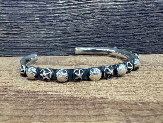 Sterling Silver Stackable Cuff, Artist Signed