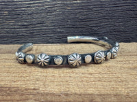 Sterling Silver Stackable Cuff, Artist Signed