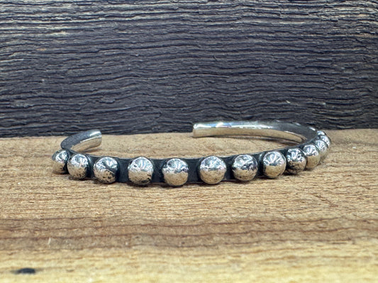 Sterling Silver Stackable Cuff, Artist Signed