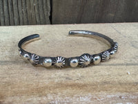Sterling Silver Stackable Cuff, Artist Signed
