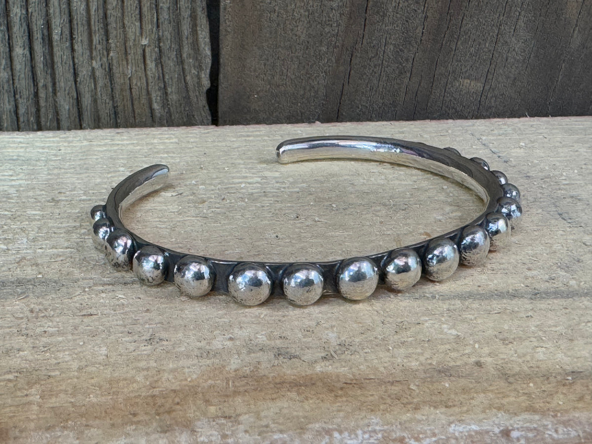 Sterling Silver Stackable Cuff, Artist Signed