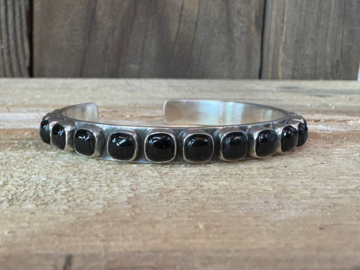 Sterling Silver Chanel Set Stackable Cuff