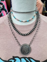 1921 Morgan Silver Dollar Sterling Silver Necklace