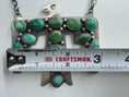 Load image into Gallery viewer, Huge Statement Handmade Native American Thunderbird Turquoise Sterling Silver Necklace
