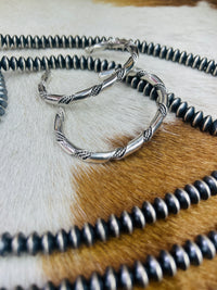 Sterling Silver Twist Cuff Bracelet