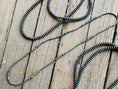 Load image into Gallery viewer, Sterling Silver Multi Stone Navajo Beaded Necklace 36”
