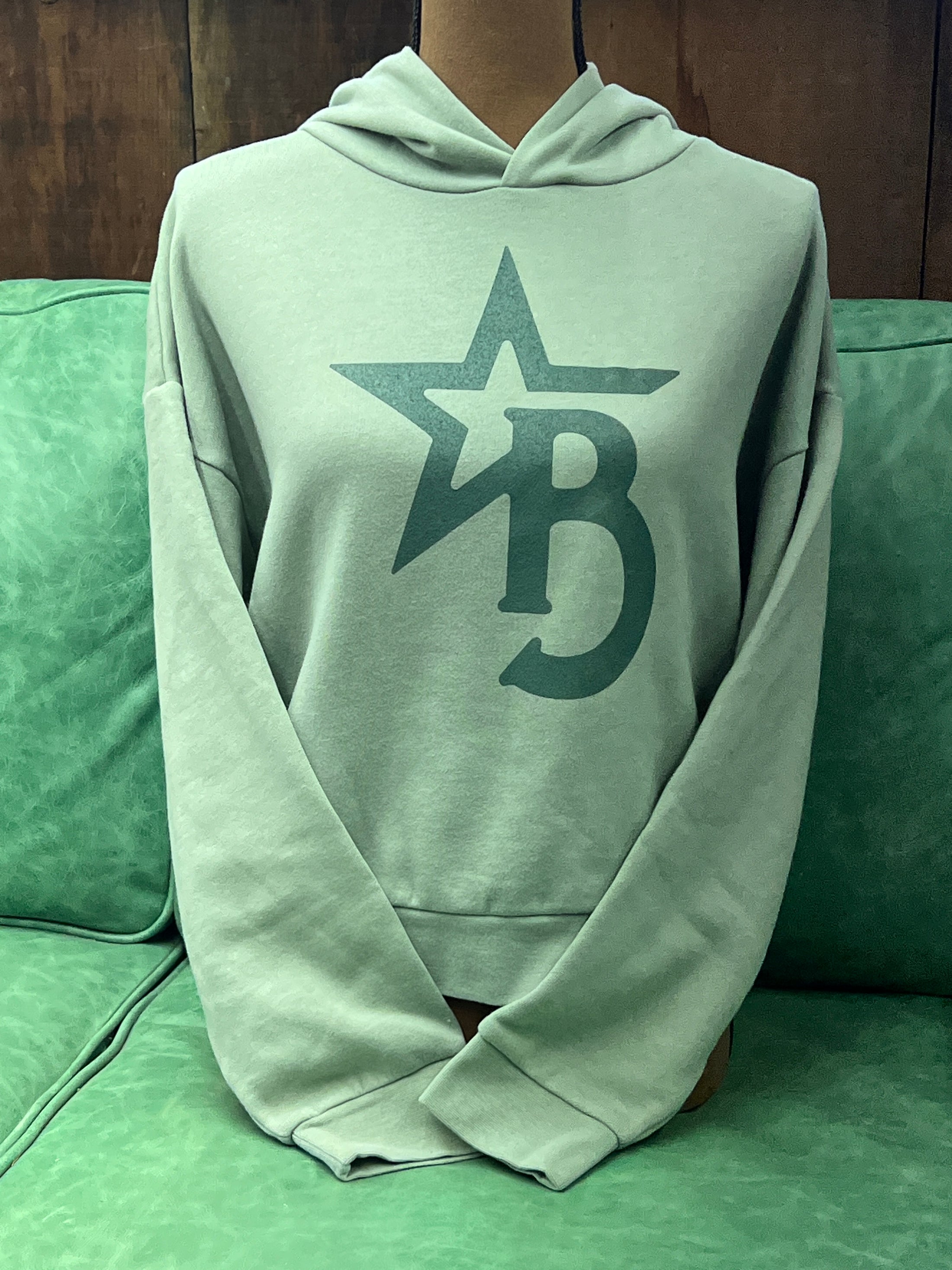 Bougie Brand Sage Green Hooded Sweatshirt