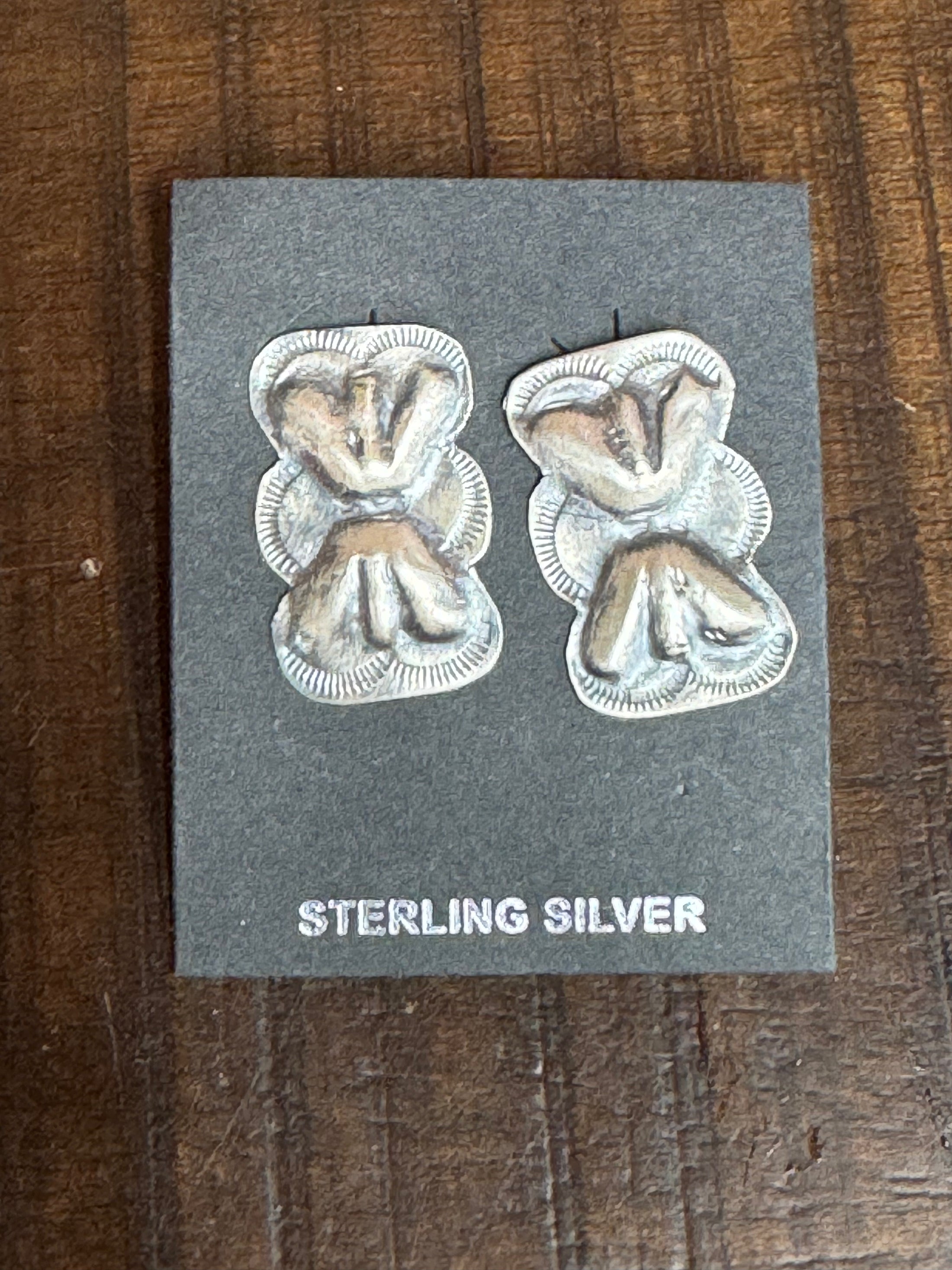 Sterling Silver Bow Earrings