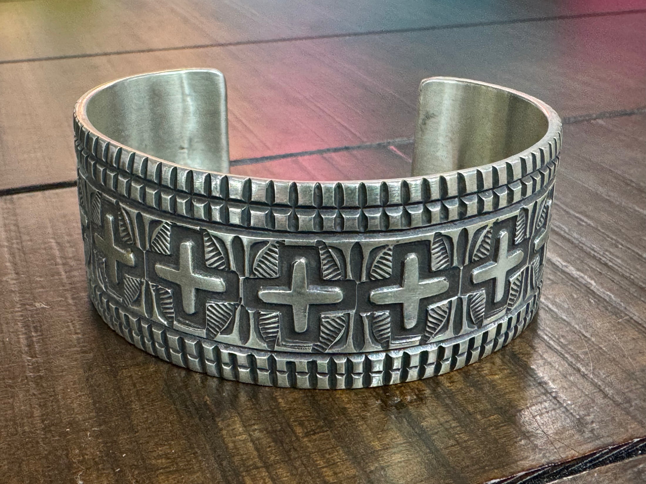 Large Sterling Silver Statement Cuff