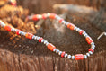 Load image into Gallery viewer, Deep Red Coral Native American Pearl Necklace

